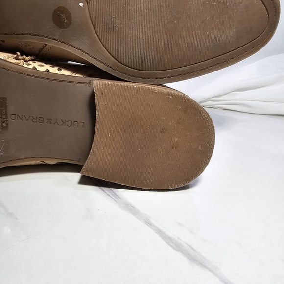 Lucky Brand Pakpao Women’s Sz 8.5M Brown Leather Closed Toe Boot - Picture 7 of 10